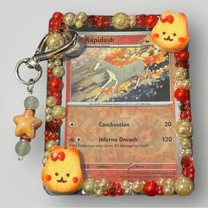 Handmade Decoden Frame with Pokemon Card